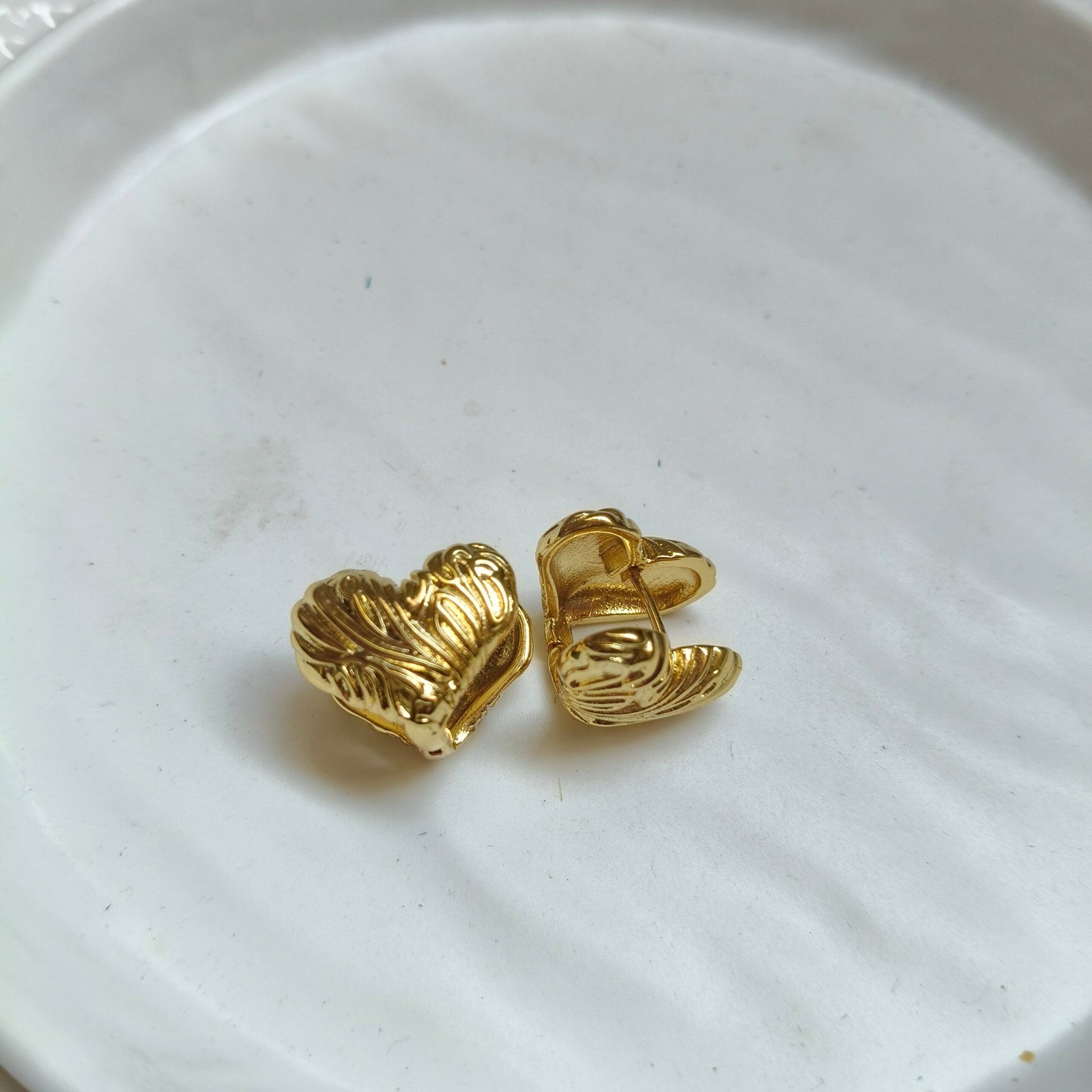 Mini Heart Locket Earrings