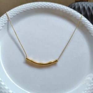 Bamboo Bar Gold Neckpiece